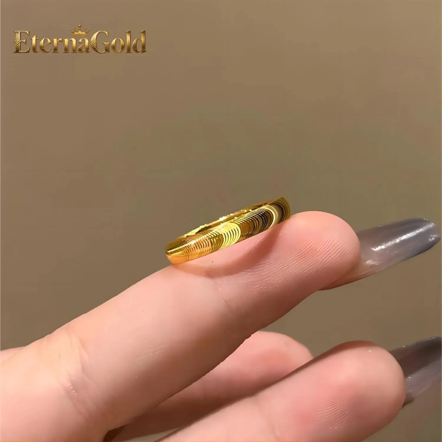 Home Security Companies - EternaGold 24K pure gold ring for