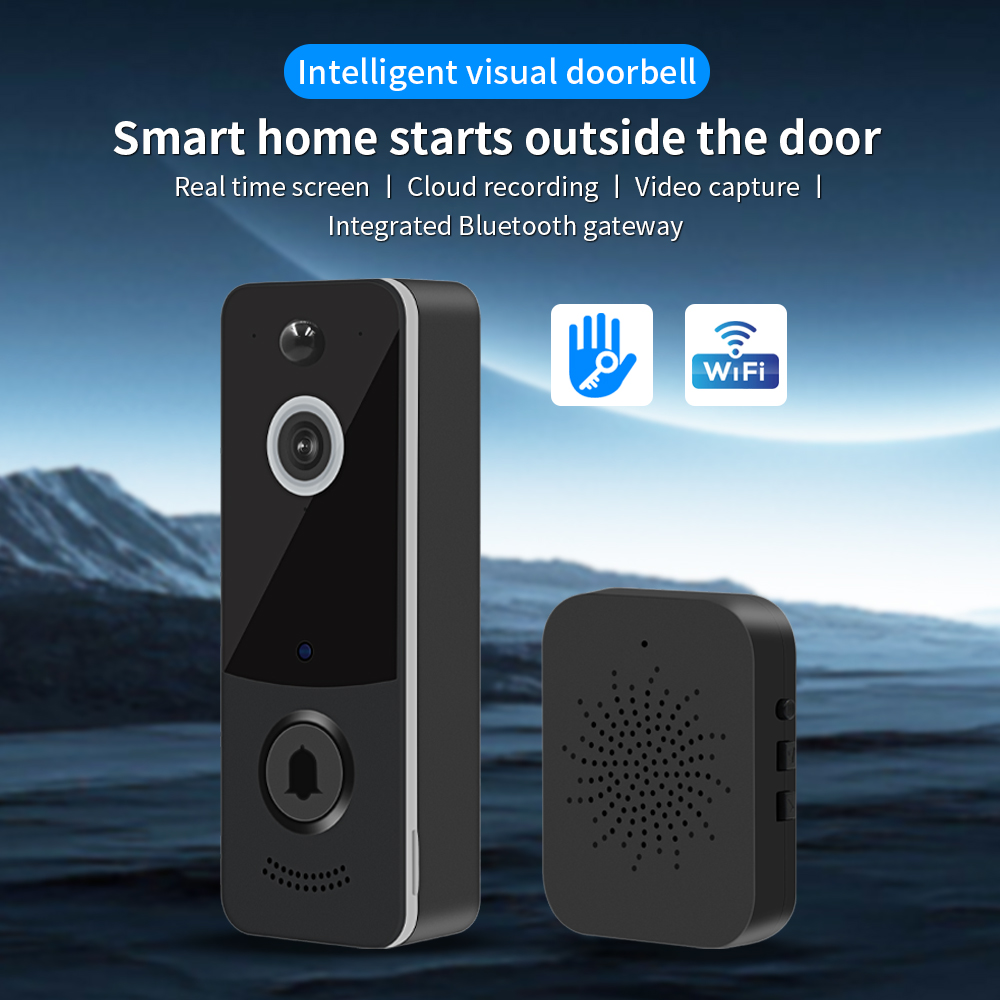 Home Security Doorbell Camera - 1080P WIFI Video Doorbell TTLOCK App