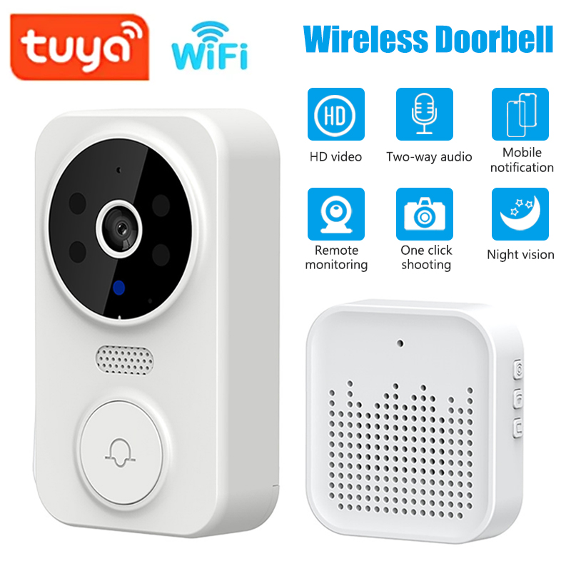 Home Security Doorbell Camera - WiFi Smart Video Doorbell Camera Night