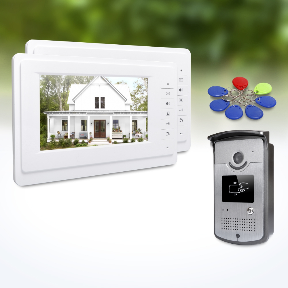 Home Security And Camera System - 1 Outdoor Camera 2 Indoor Monitors