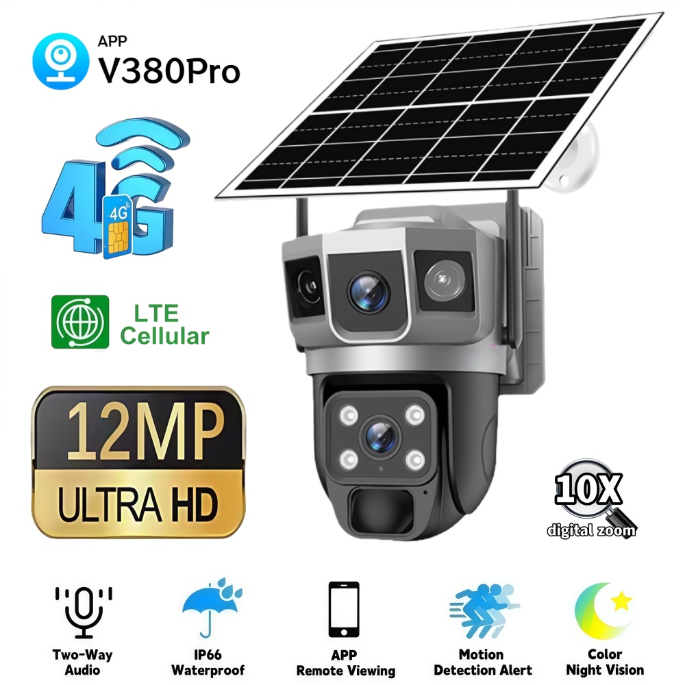 Home Security Product - 4G Camera Outdoor Solar Surveillance Camera