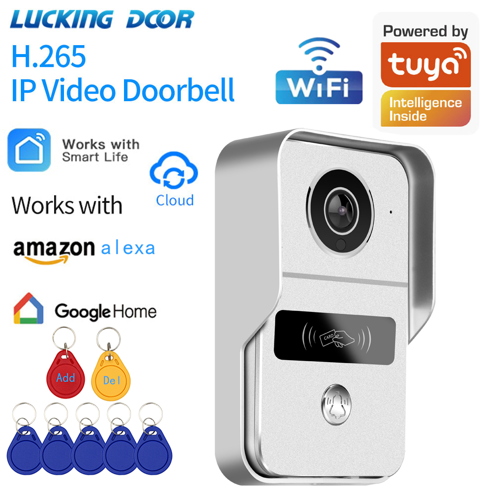 Home Security Doorbell Camera - Tuya Smart 1080P Doorbell Camera WiFi