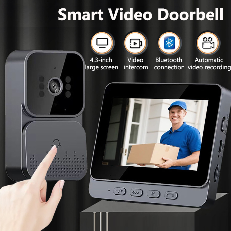 Home Security Doorbell Camera - Wireless Video Intercom Doorbell HD Night