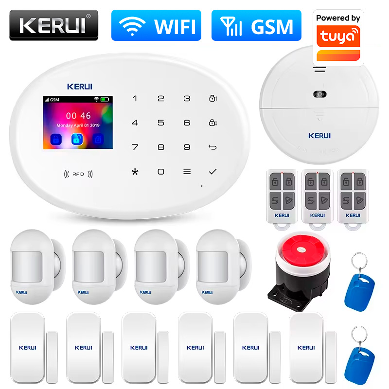 Home Security Deals - KERUI Home Security Protection WIFI GSM