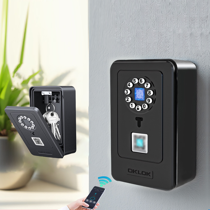 Home Security Box - Intelligent Padlock Hang Design Password Storage