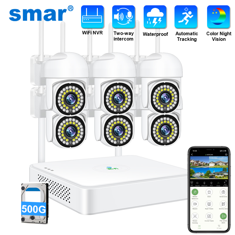 Home Security And Camera System - Smar 3MP Wireless CCTV Security Camera