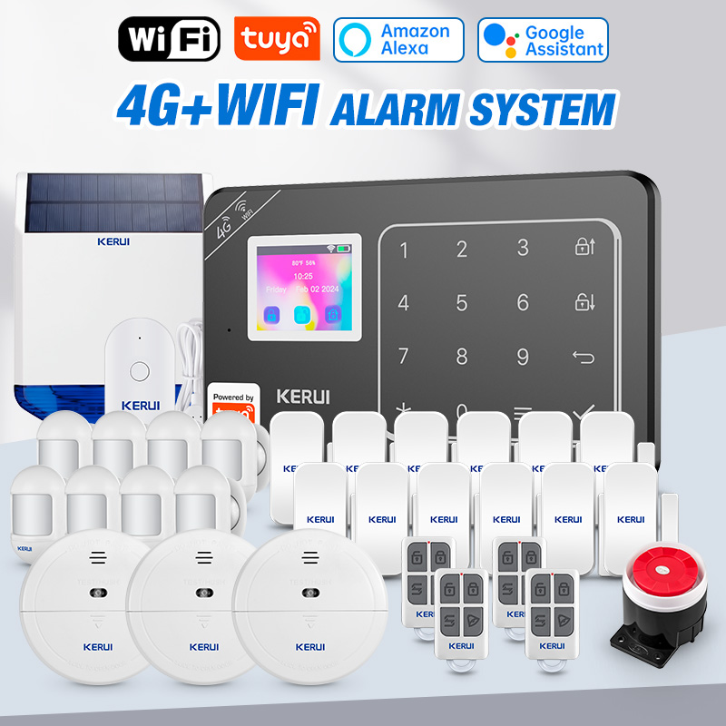 Home Security Deals - KERUI GSM 4G WiFi Alarm Security
