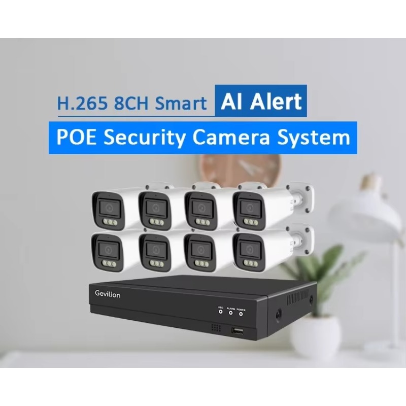 OEM 8MP 4K NVR Camera Kit POE  - đánh giá và giá Nvr Kit 8 Channel