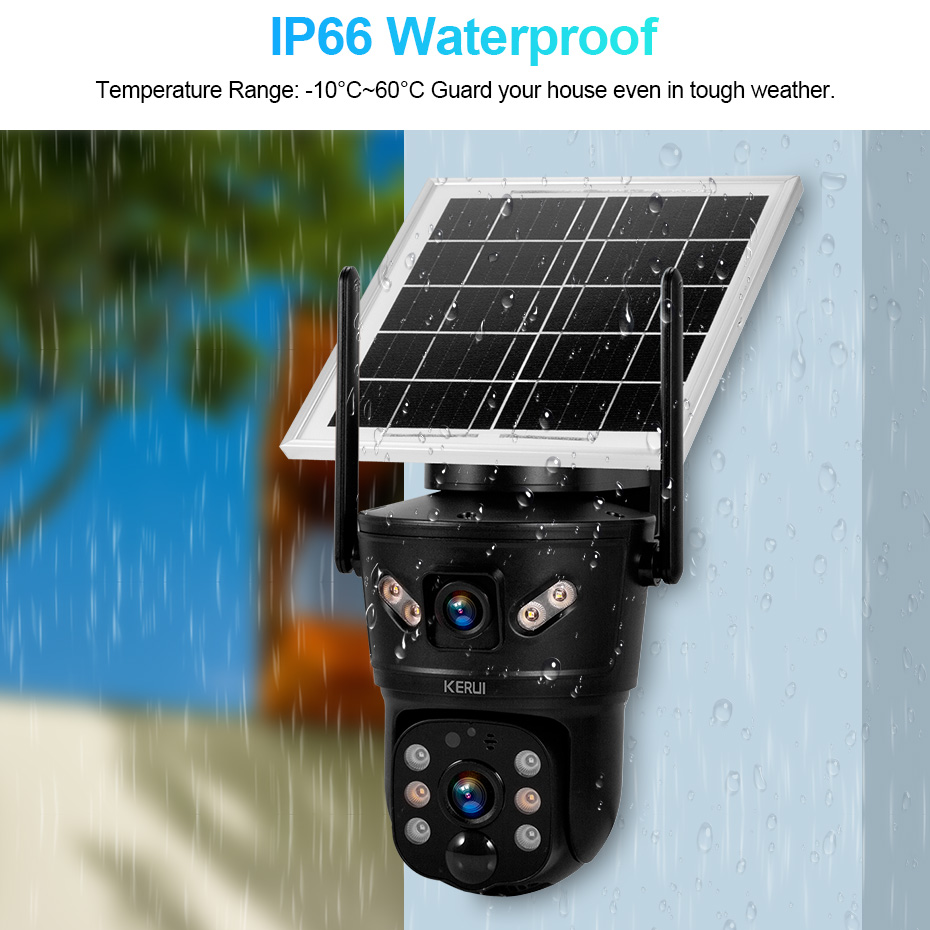 KERUI 6MP 4G SIM WiFi Solar Ca - đánh giá và giá Home Security Product