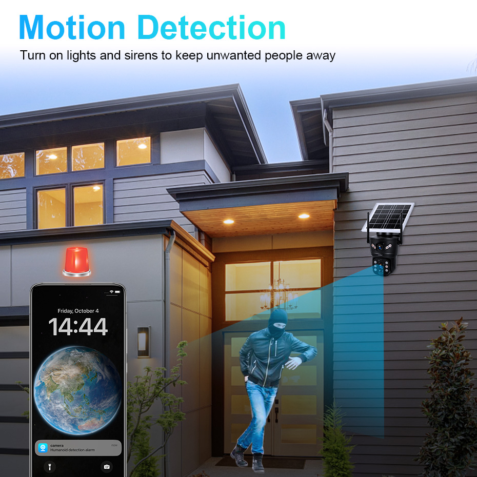 KERUI 6MP 4G SIM WiFi Solar Ca - đánh giá và giá Home Security Product