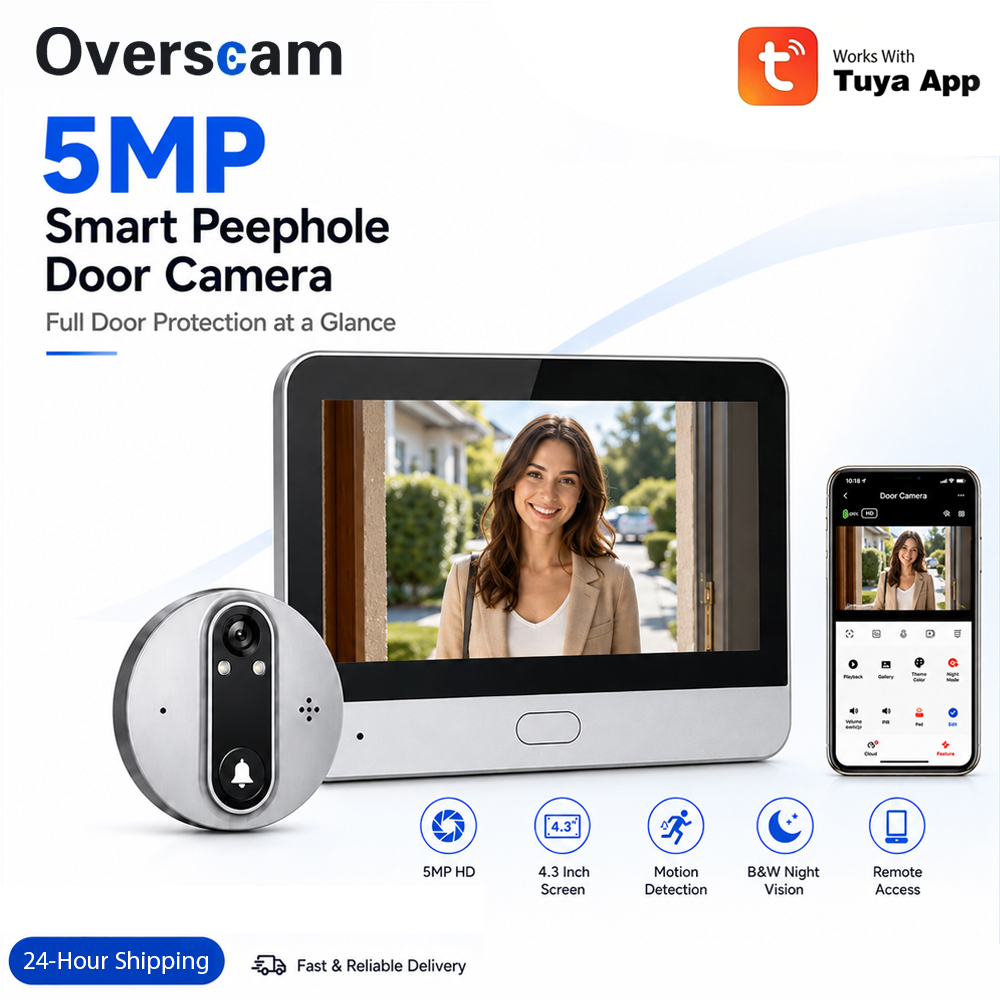 5MP Tuya Smart Life WiFi Video - đánh giá và giá Home Security Doorbell Camera