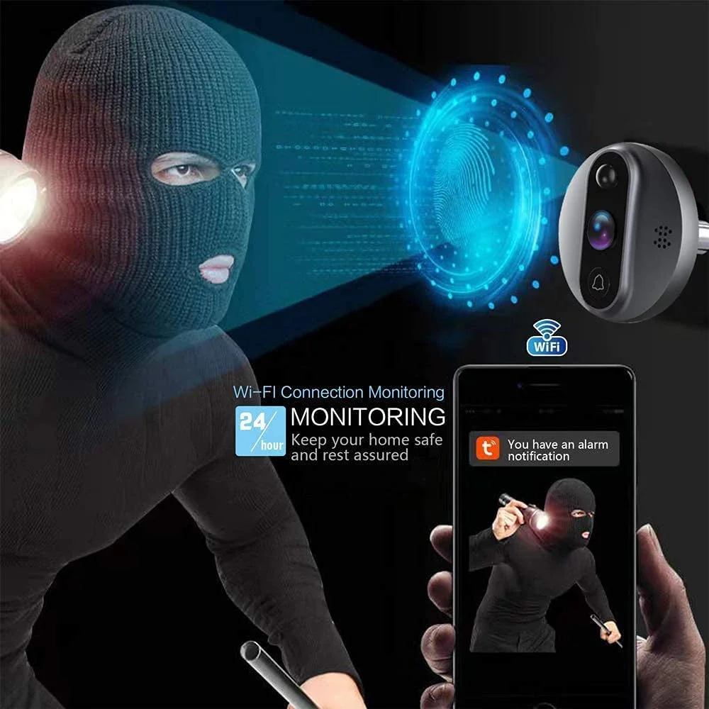 5MP Tuya Smart Life WiFi Video - đánh giá và giá Home Security Doorbell Camera