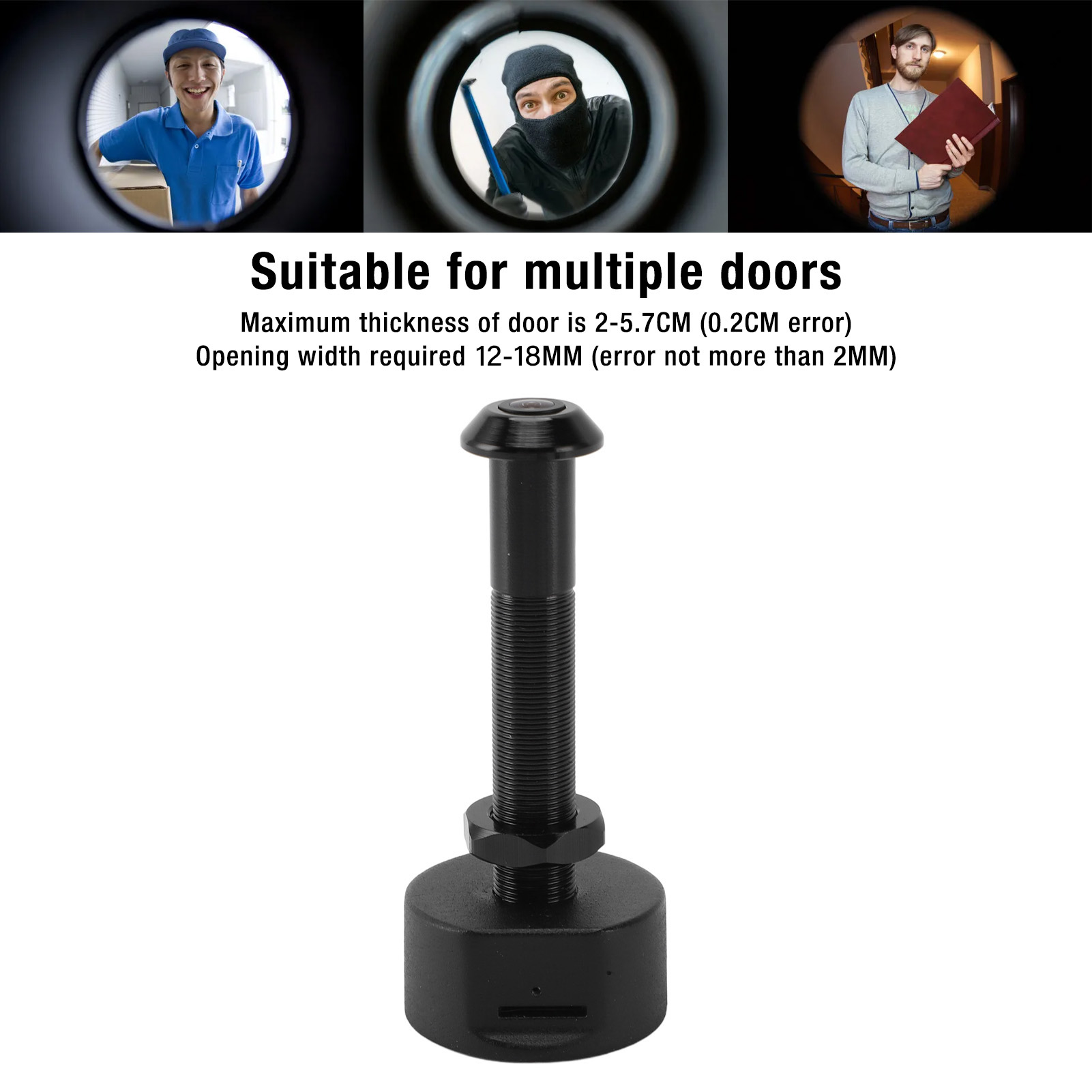 1080P Smart Door Peephole Came - đánh giá và giá Home Security Doorbell Camera