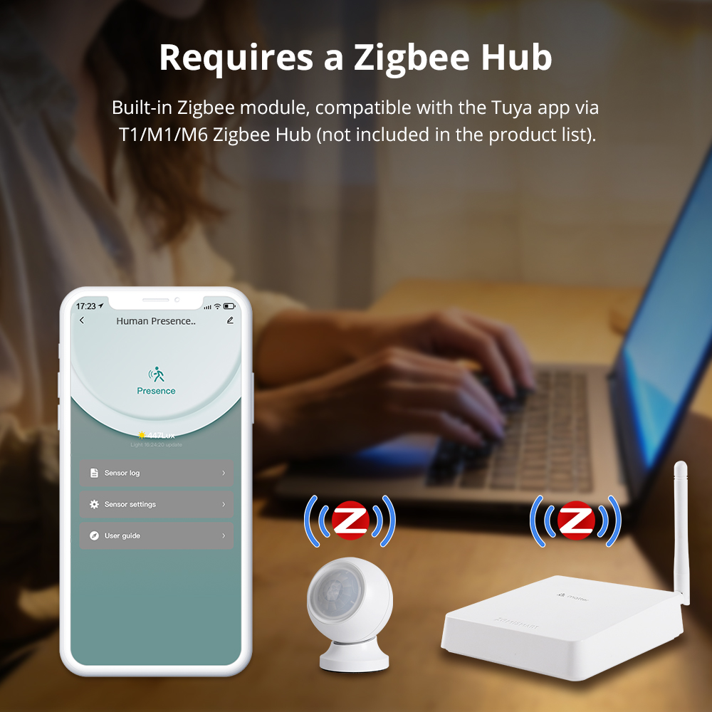 Zemismart Zigbee Smart Human P - đánh giá và giá Home Security Radar System
