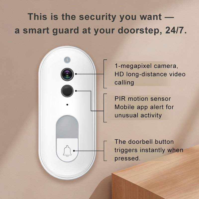 Tuya Smart Video Doorbell Wire - đánh giá và giá Home Security Doorbell Camera