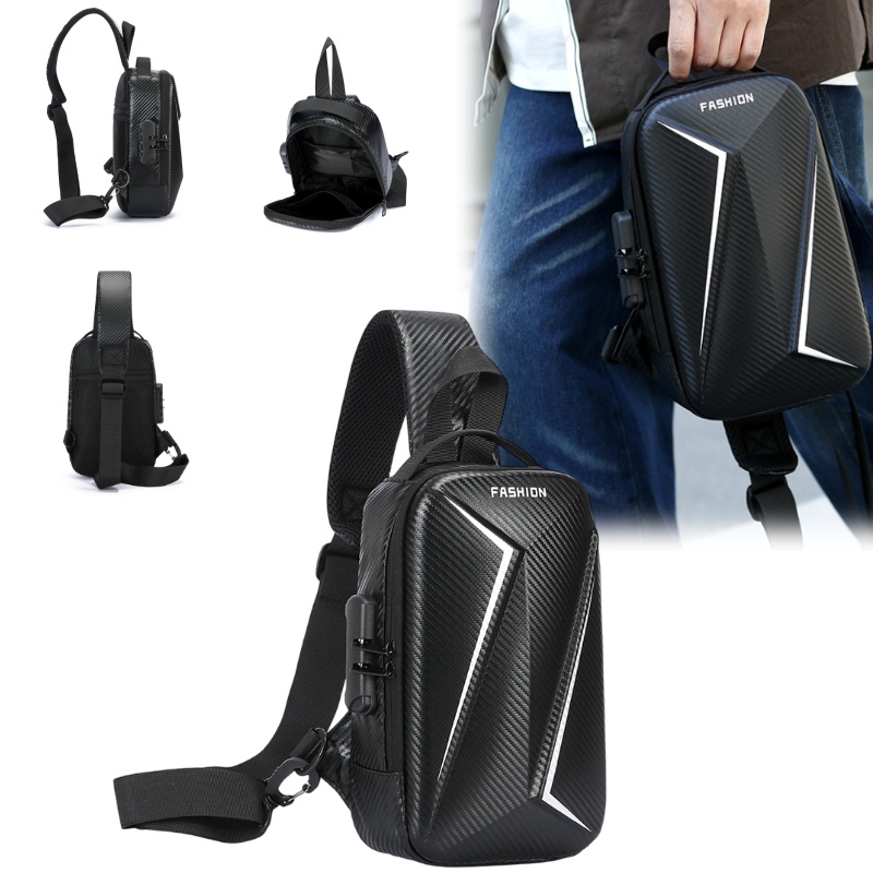 Men Sling Bag Security Lock Ca - đánh giá và giá Home Security Box