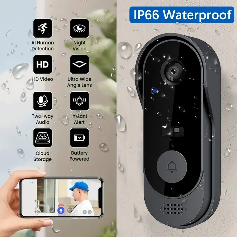 Video HD Wireless Waterproof D - đánh giá và giá Home Security Doorbell Camera