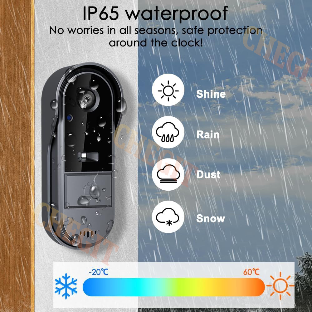 Wireless Wifi Doorbell Camera  - đánh giá và giá Home Security Doorbell Camera