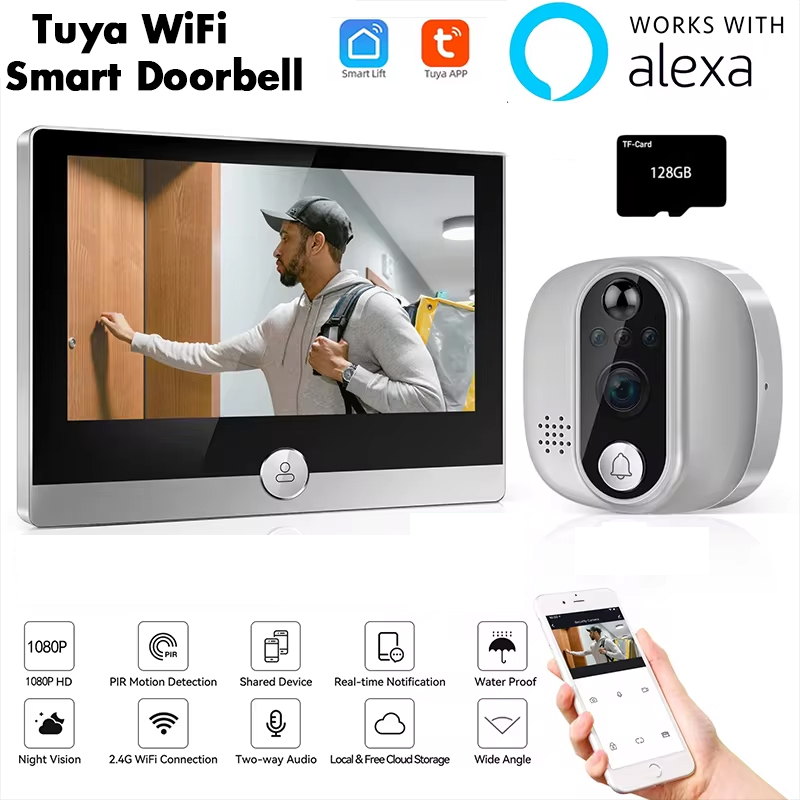 Tuya Video Doorbell 1080P WiFi - đánh giá và giá Home Security Doorbell Camera