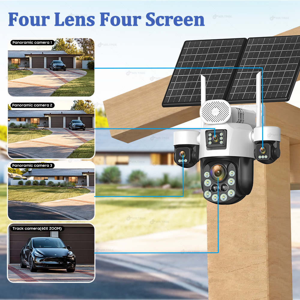 AOV Four Lens Outdoor Surveill - đánh giá và giá Home Security Product