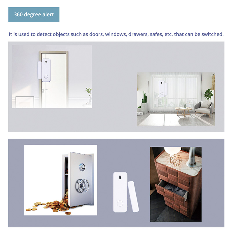 D10 Window Door Sensor Alarm 4 - đánh giá và giá Home Security Deals