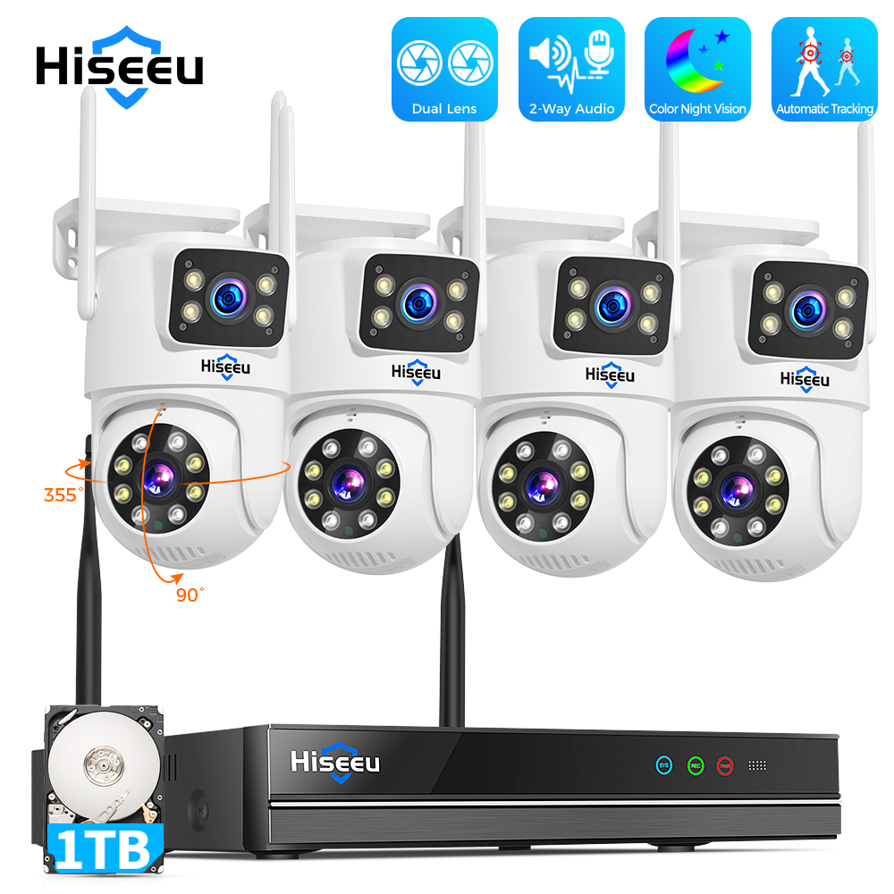Hiseeu 6MP WiFi Dual Lens Came - đánh giá và giá Nvr Kit 8 Channel