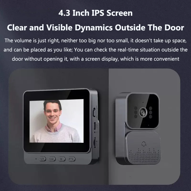 Wireless Video Intercom Doorbe - đánh giá và giá Home Security Doorbell Camera