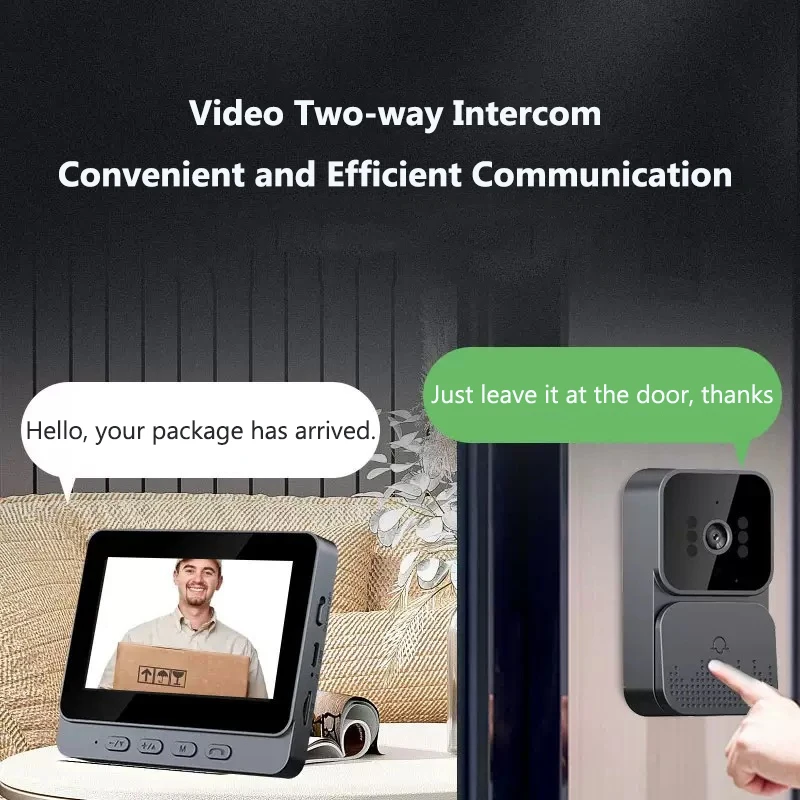 Wireless Video Intercom Doorbe - đánh giá và giá Home Security Doorbell Camera