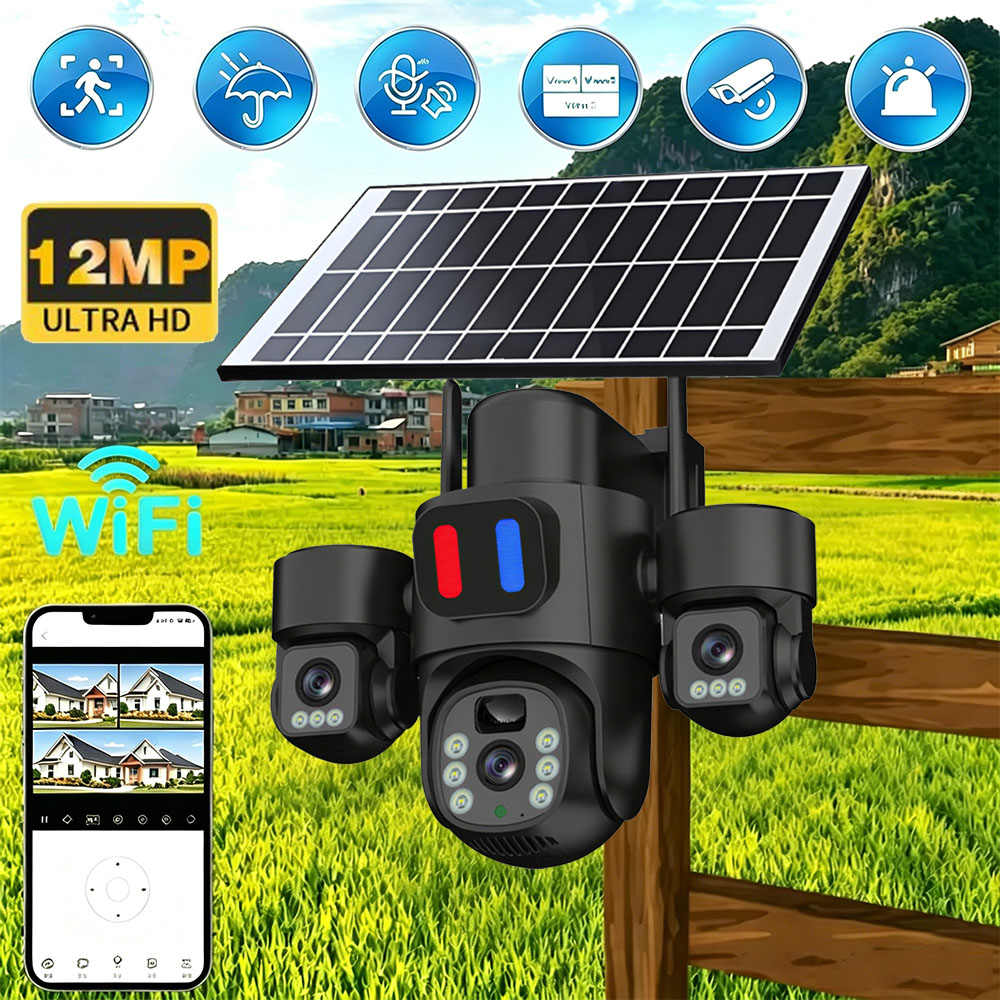 Solar WiFi PTZ Camera Outdoor  - đánh giá và giá Home Security Product