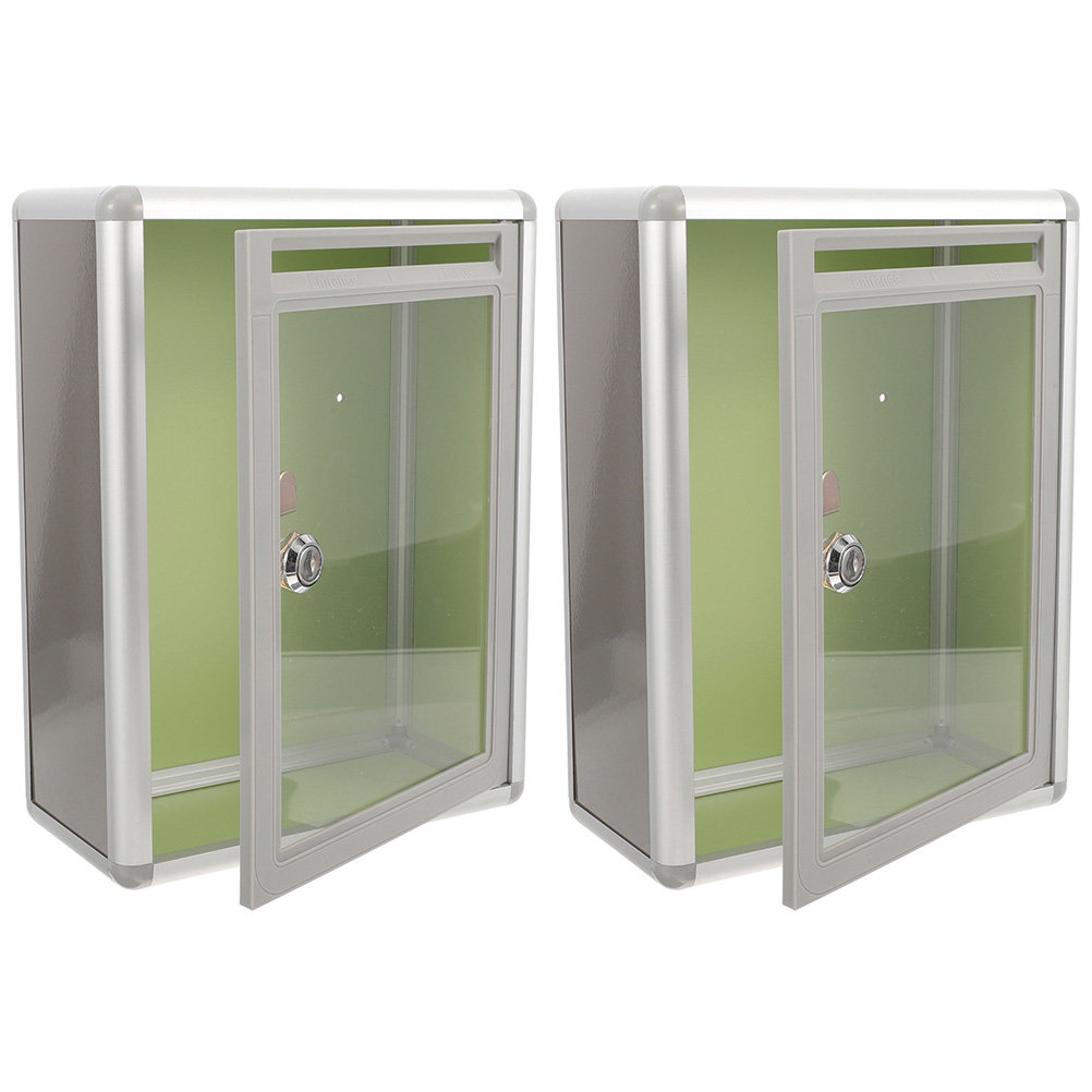 2Pcs Transparent Mail Box Meta - đánh giá và giá Home Security Box