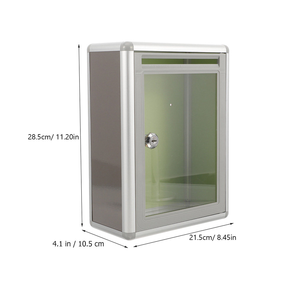 2Pcs Transparent Mail Box Meta - đánh giá và giá Home Security Box
