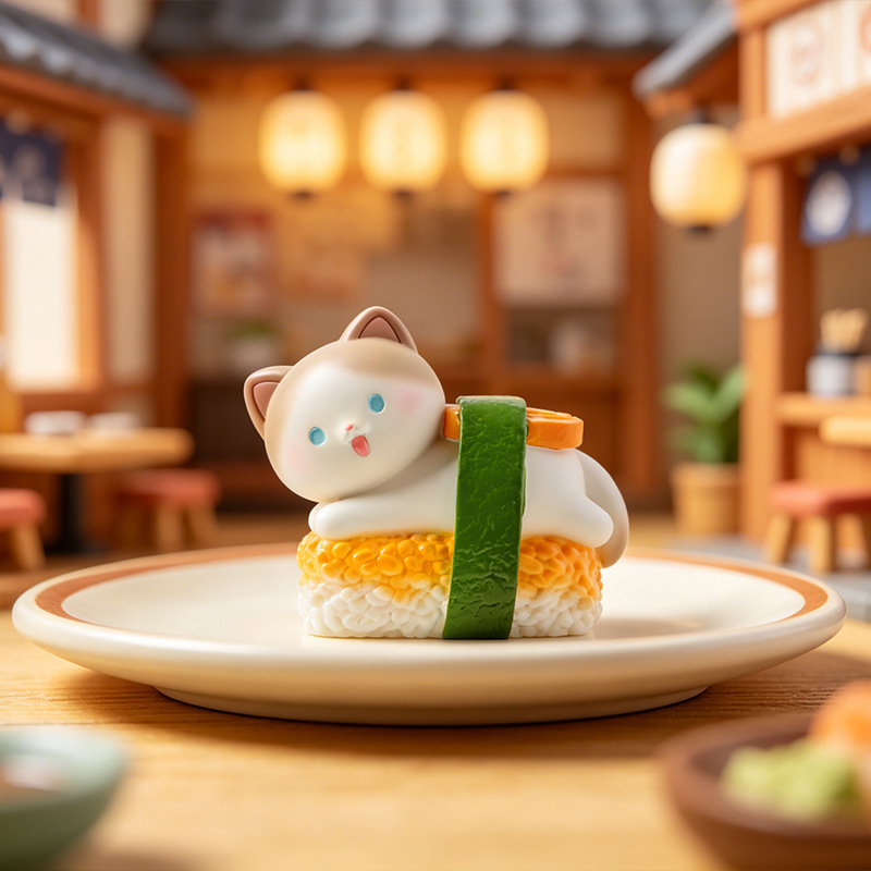 Sushi Cat Blind Box Cartoon Fi - đánh giá và giá Home Security Box