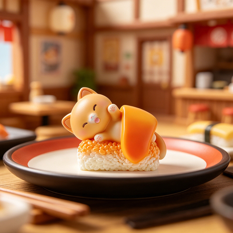 Sushi Cat Blind Box Cartoon Fi - đánh giá và giá Home Security Box