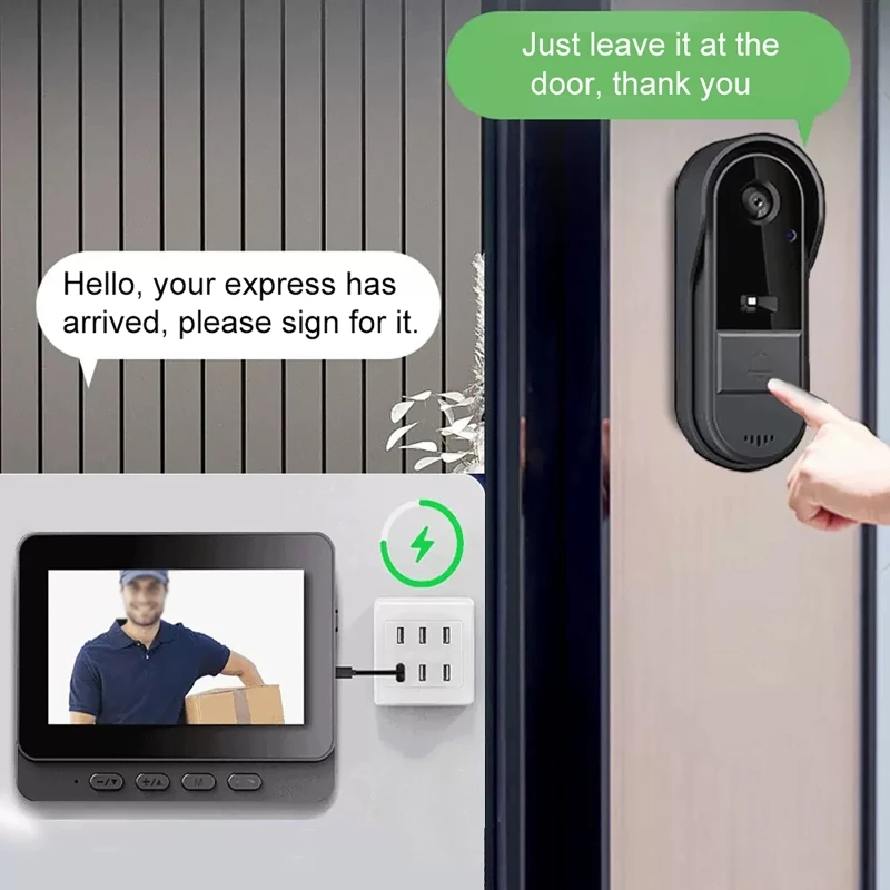 Outdoor Wireless Intercom Door - đánh giá và giá Home Security Doorbell Camera