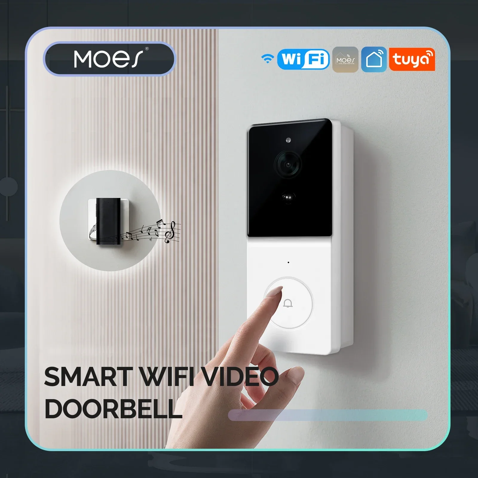 MOES Tuya Smart WiFi Video Doo - đánh giá và giá Home Security Product